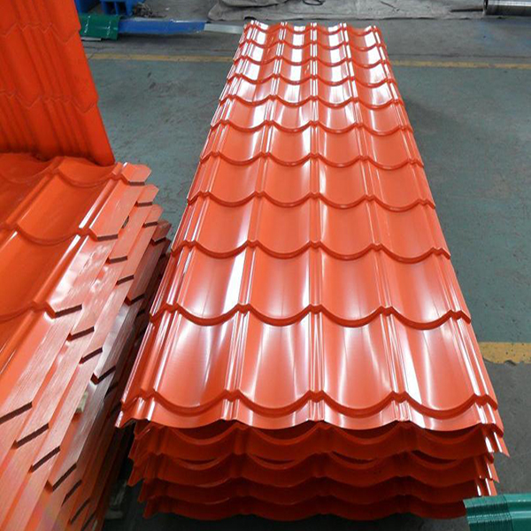 Colored PPGI Corrugated Zinc Roofing Sheet Price Per Ton trapezoid ppgi roof color coated roofing sheet